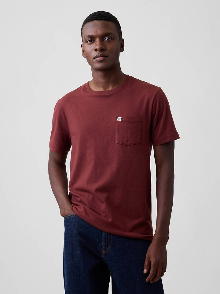 GAP Shirt in Braunrot - M