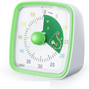 Discount Dollar Deals Pomodoro Timer For Kids Visual Digital Countdown Clock For Studying, Kitchen, And Time Management pink