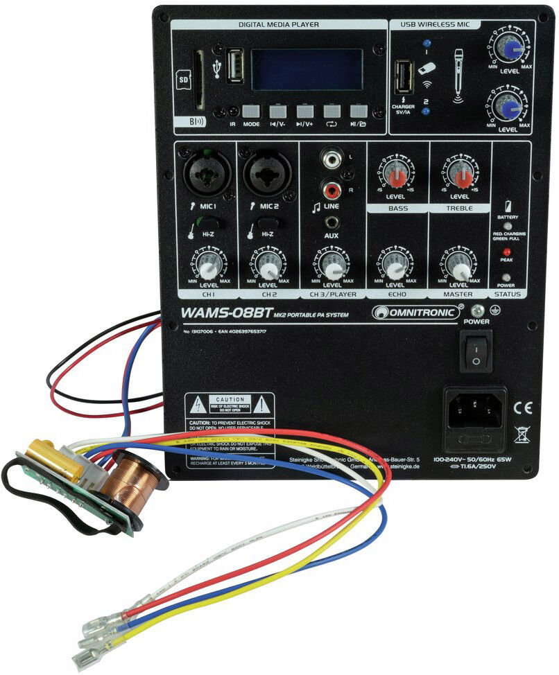 Ersatzteil Endstufenmodul Wams-08bt Mk2 (Komplett)