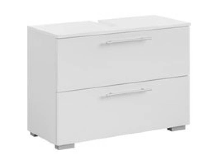 SCHILDMEYER Meuble sous-lavabo, Carlos (Largeur 80 cm, blanc perle)