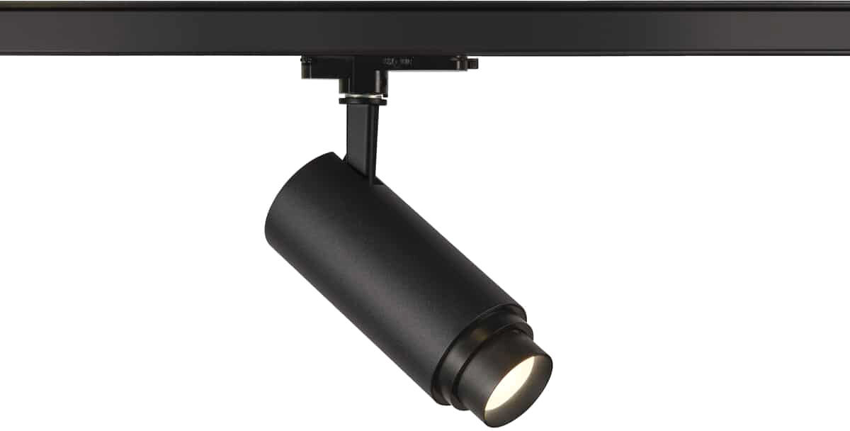 Slv Numinos® Zoom M Dali, 3 Phasen Spot Schwarz 20w 4000k 15-60° - Leuchten Mit 3 Phasen Adapter 230v