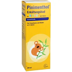 Pinimenthol Erkältungsbad für Kinder ab 2 Jahren Eucalyptus