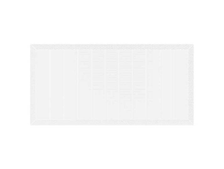Table Balcon/Terrasse Blanc - Magnifique Table de jardin élégante - VENDUE SEULE - Blanc 200x100x73cm polyrotin -t887856