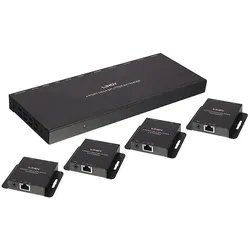 Lindy 38155 KVM-Extender Sender und Empfänger