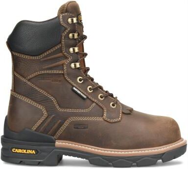 "Carolina Contestor 8"" Insulated Waterproof Comp Toe - Mens 9.5 Brown Boot D"