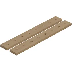 ter Hürne Zubehör Montage Uni weiß Denver Befestigungsleisten oben + unten für Divisio Raumteiler 1000x25x120 mm