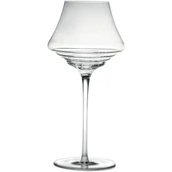 Zafferano Calice Esperienze Gläser für Spirituosen und Dessertweine, 35 cl, Design mit gewelltem Boden, 6er-Set aus Kristallglas, hochwertig