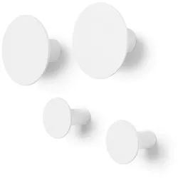 blomus Wandhaken Ponto 4tlg. Kunststoff Weiß