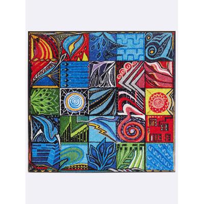 Fußmatte SALONLOEWE Gr. 5, bunt, B:60cm H:7mm L:180cm, Kunstfaser, Polyamid, Teppiche, Fußmatte