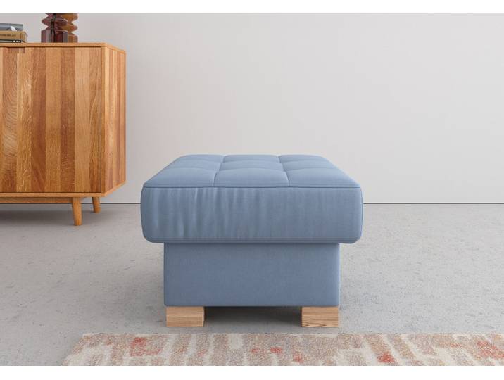 Hocker SIT & MORE Quincy , blau, B:60cm H:41cm T:60cm, Hocker, Hocker