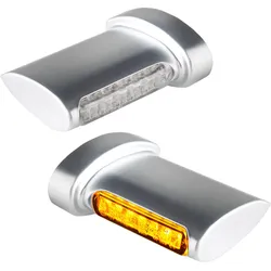Heinz Bikes Winglets, Blinker - Matt-Verchromt