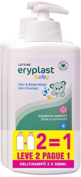 Lutsine Pack Eryplast Baby Hair & Body Wash 2 x 500 ml