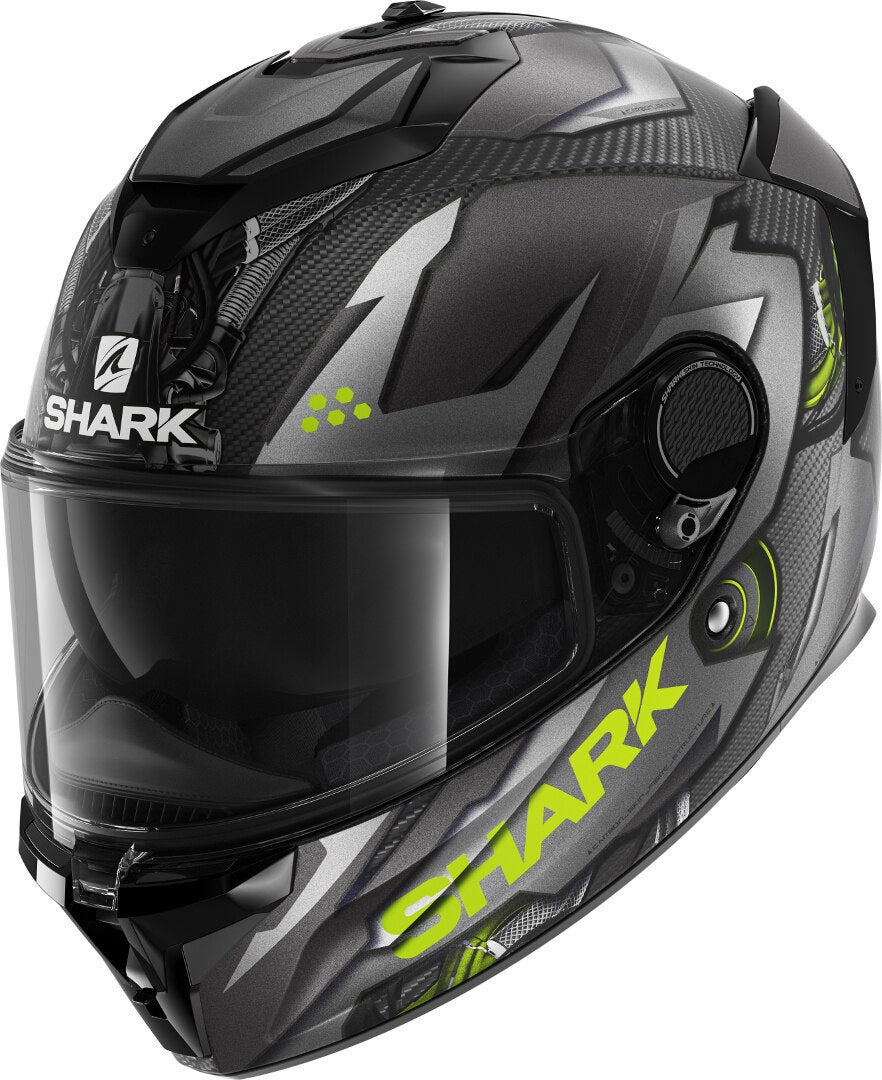 Shark Spartan GT Carbon Urikan Mat Helm HE7013E-DAY-XXL