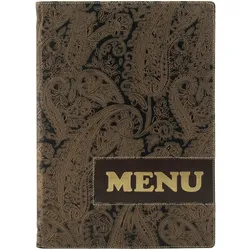 Securit® Speisekartenhülle A4 "Design" - Paisley - 4 Ansichten