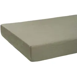SPANNBETTTUCH reines Leinen leinen-taupe 90/200 cm