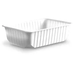 Rechteckschale (PP) weiß 186 x 133 mm 750ml