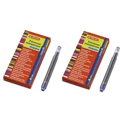 herlitz 10412070 Tintenpatronen für Füller königsblau 2x 5 St.