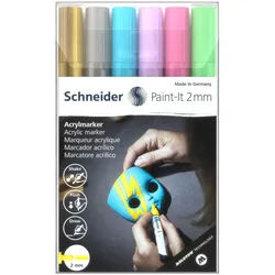 Schneider Paint-It V2 Acrylstifte 2.0 mm Mehrfarbig