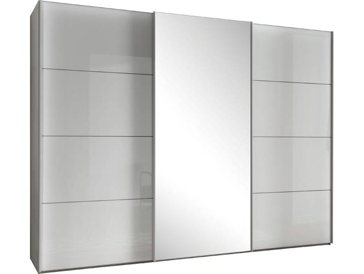 WIEMANN Schwebetürenschrank Kos mit Spiegeltür und Schattenfuge
