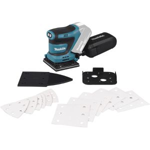 Makita Schwingschleifer DBO480Z, Akku, 18V, 112 x 102mm, mit Staubbox