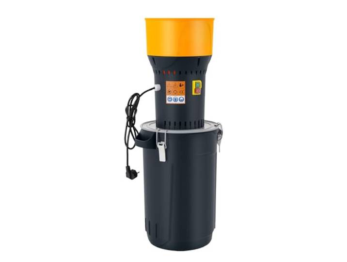 Elektrische Getreidemühle, Getreidemühle mit 5 Sieben, Maismühle, Weizen, Reis, Soja, großes Fassungsvermögen 25 l und Tragegriff, für den privaten und professionellen Gebrauch in der Landwirtschaft