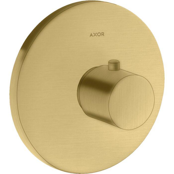hansgrohe Axor Uno Fertigmontageset 38715250 Unterputz-Thermostat, brushed gold optic