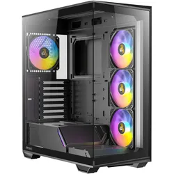 Antec C3 (ATX, ITX, mATX), PC Gehäuse, Schwarz