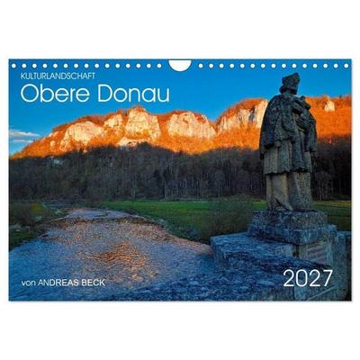 Kulturlandschaft Obere Donau (Wandkalender 2027 DIN A4 quer), CALVENDO Monatskalender