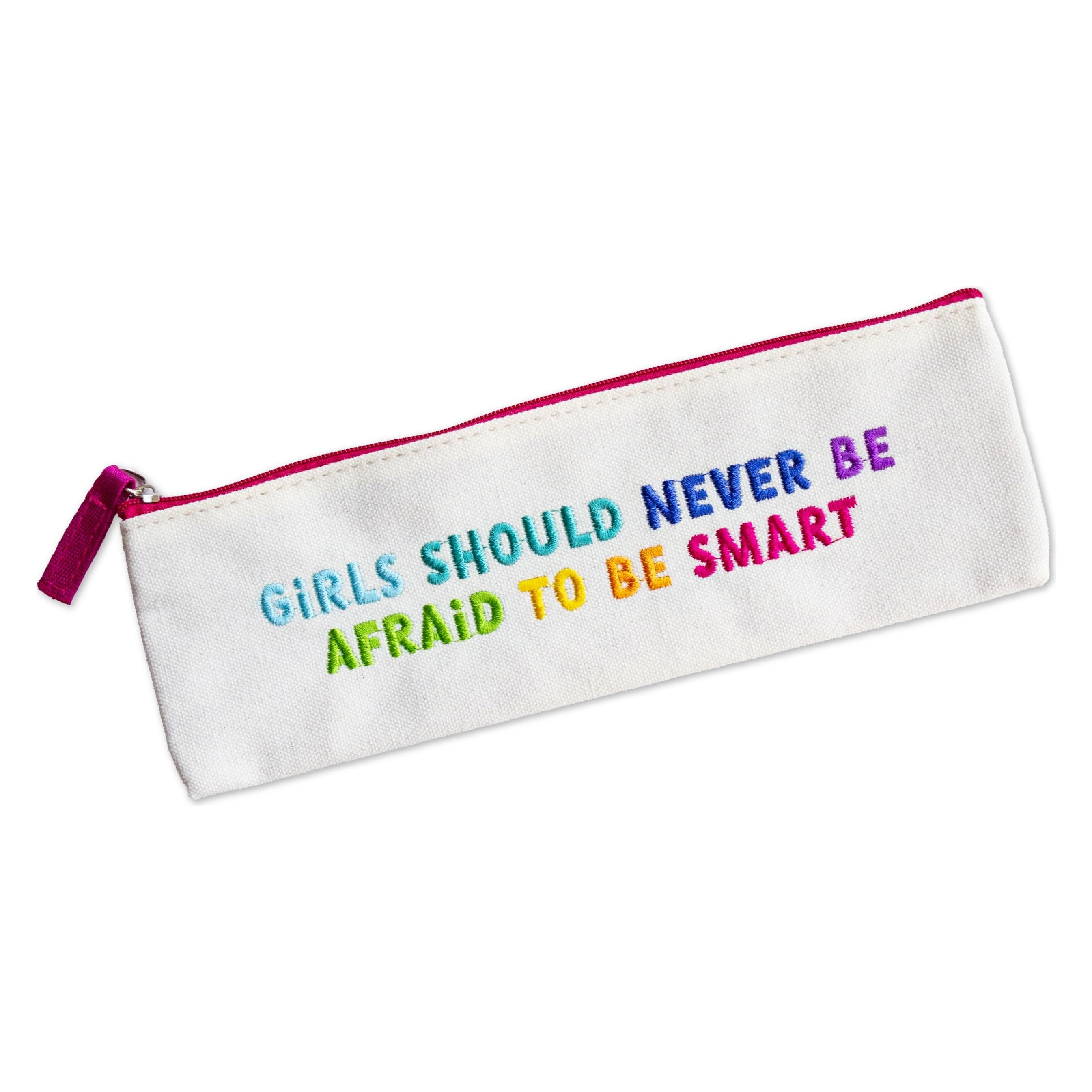 Papierdrachen Mäppchen - Girls should never be afraid to be smart (75025656)