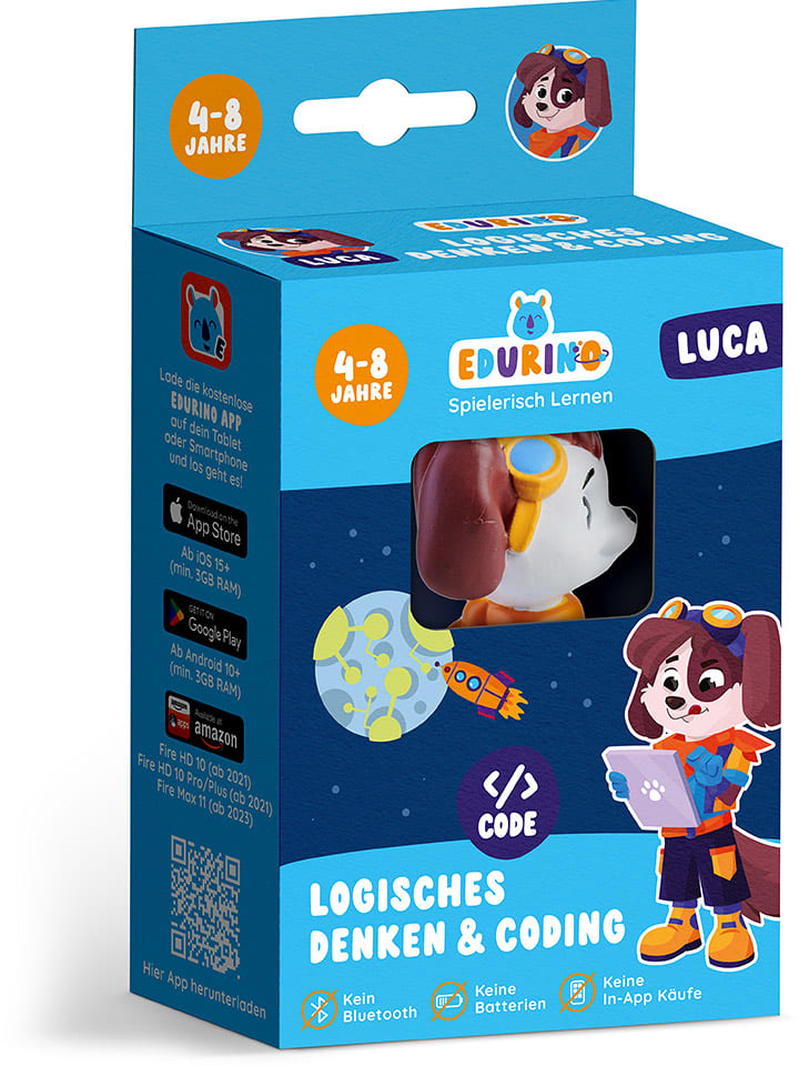 Lernfigur Edurino Luca - Logisches Denken & Coding - ab 4 Jahren - onesize