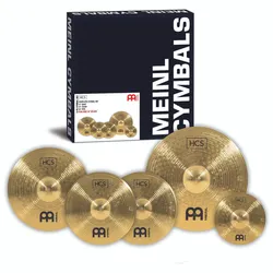 Meinl Cymbals HCS141620+10 - HCS Complete Cymbal Set + free 10" Splash - Becken-Set