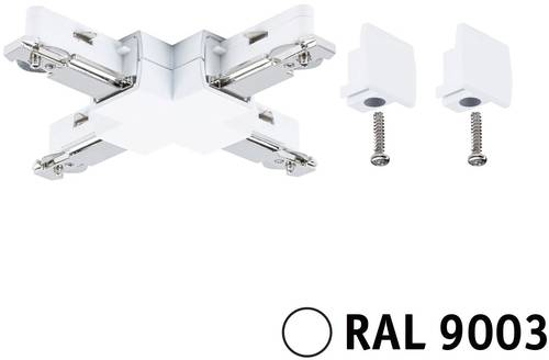Paulmann 95648 Hochvolt-Schienensystem-Komponente X-Verbinder Signal-Weiß