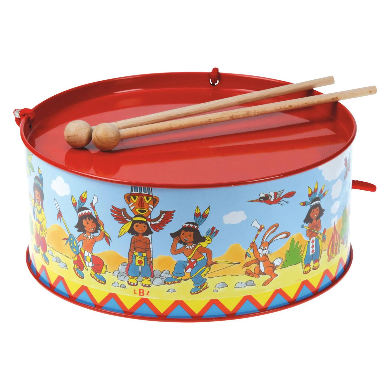 Bolz Blechtrommel Indianer (Deutsch) (52607)