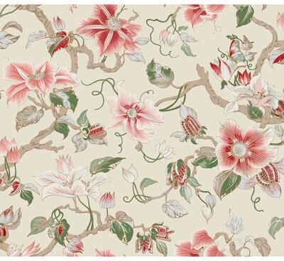 Ronald Redding Marguerite Vine Cream Wallpaper