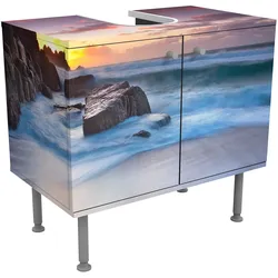 WASCHBECKENUNTERSCHRANK Am Meer in Cornwall 60/55/35 cm