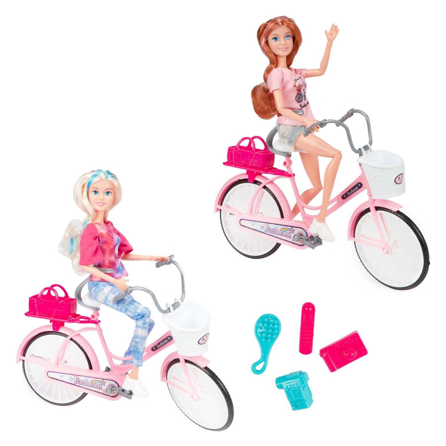 Toi-Toys Lauren auf Fahrrad assortiert (39962Z)