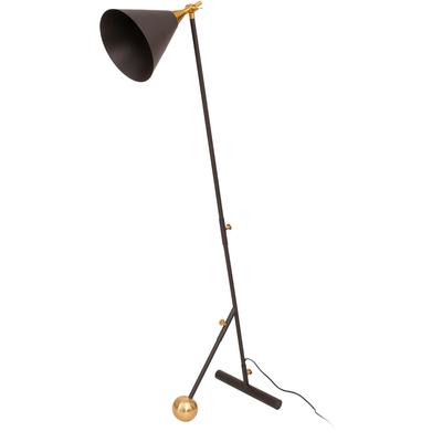 KAYOOM Stehlampe "Stehlampe Celeste 225", gold (schwarz, gold), 1, H: 144cm, 1 Stk., Leuchten, harmonisch, modern, vielseitig kombinierbar, Stehlampe
