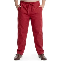 Metamorph Mittelalter Stoffhose Landsknecht dunkelrot (XXL)