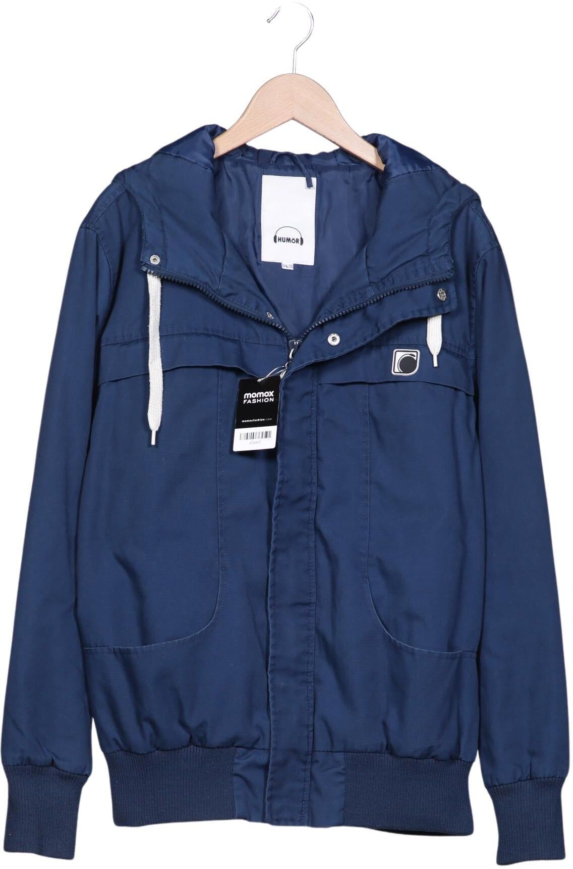 Humör Herren Jacke, Marineblau, Gr. L, Synthetik / Baumwolle - Second Hand