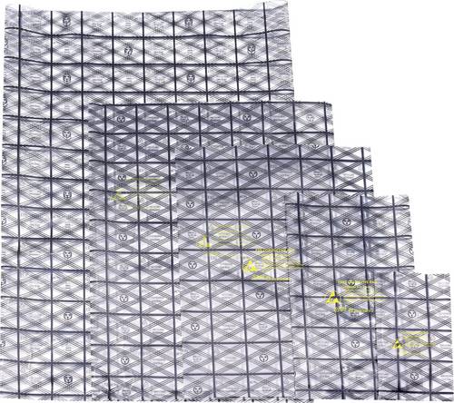 Quadrios ESD-Beutel (L x B) 75mm x 125mm leitfähig ESD-Kennbuchstabe C 10St.