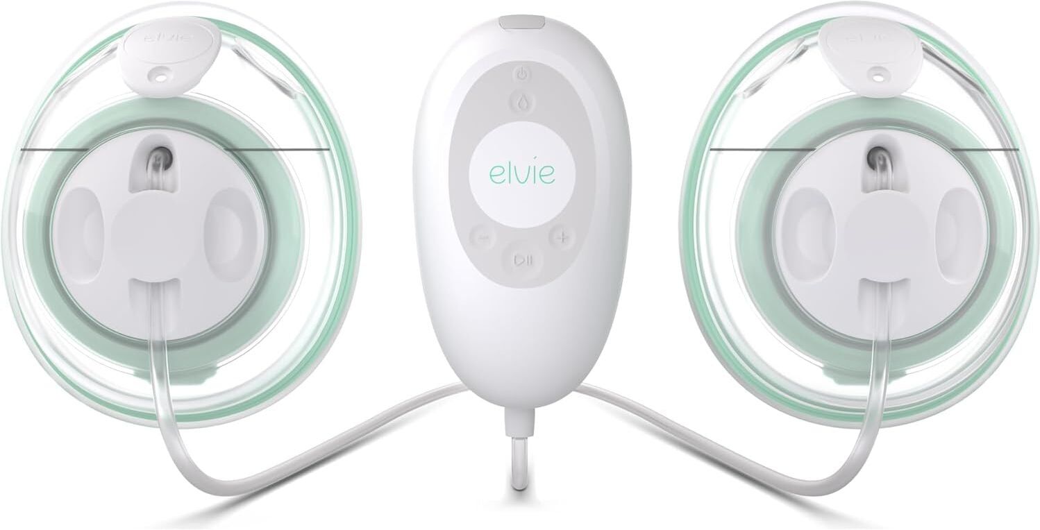 Elvie Stride Double Electric Breast Pump Hands-Free & Wearable The Perfect Newborn Essential