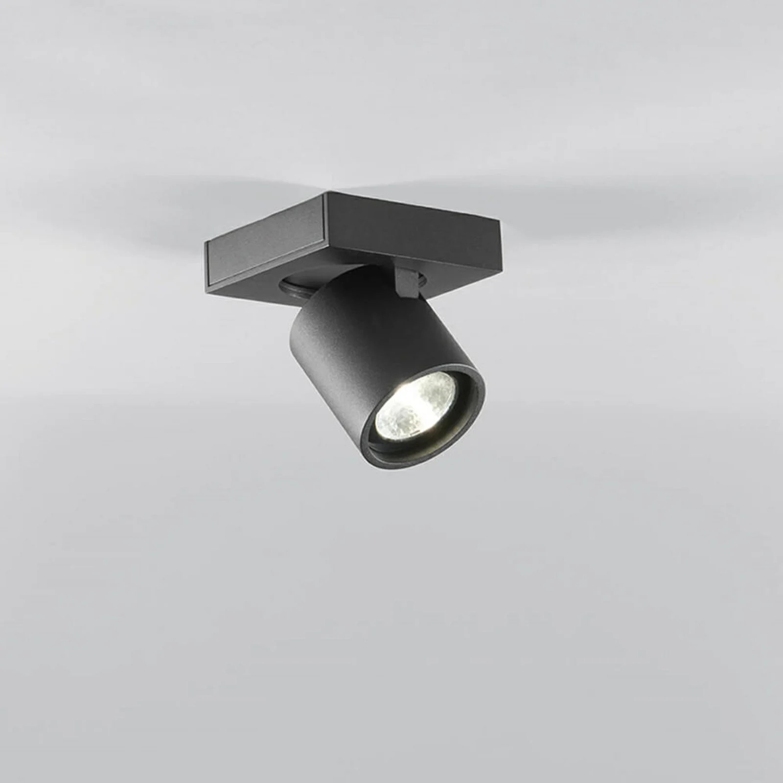 LIGHT-POINT Focus 1 Plafondlamp - Zwart - Aluminium - LED - 2700K