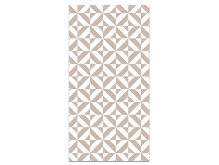 Tapis vinyle forme géométrique rose 100x140cm