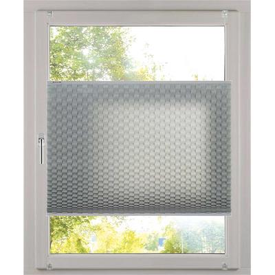 Plissee K-HOME "Diamantplissee von K-home, 3D-Effekt, patentiertes Design", grau (grau, grau, weiß), B:90cm H:130cm, Obermaterial: 100% Polyester, Plissees