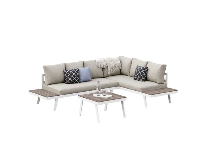 Lounge PHILOMEA beige/weiss