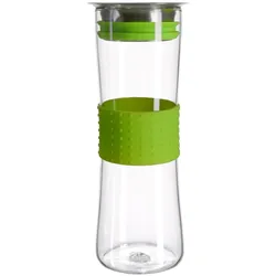 GRÄWE Glas-Karaffe mit Silikonmanschette, grün
