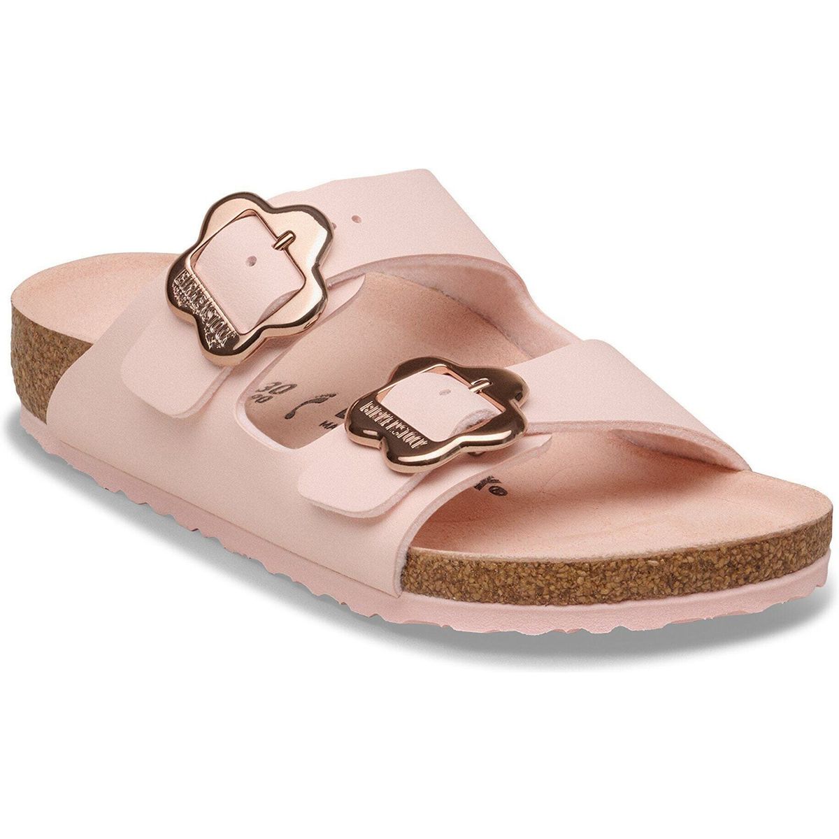 Birkenstock Arizona Flowers Kids Birko-flor Girls light rose tonal (650) Schmal 30 1031703-650-30