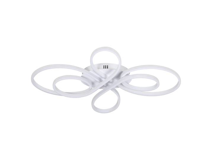 Gould - plafonnier led en métal, coloris blanc, l 100 cm