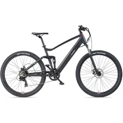 TELEFUNKEN M937 E-MTB Mountainbike Fully, 7-Gang Kettenschaltung, Heckmotor, 489,6 Wh Akku, 29" schwarz