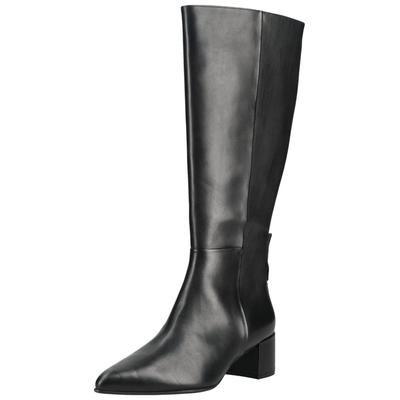 Stiefel HÖGL "Högl Stiefel Leder", Damen, Gr. 37,5, schwarz, Leder, Schuhe Stiefel
